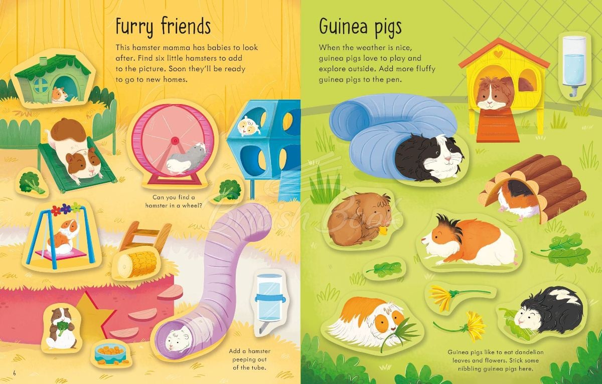 Книга First Sticker Book: Pets зображення 2