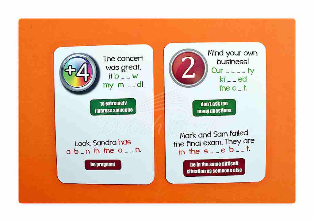 Карточки Fun Card English: Idioms Part 2 изображение 4