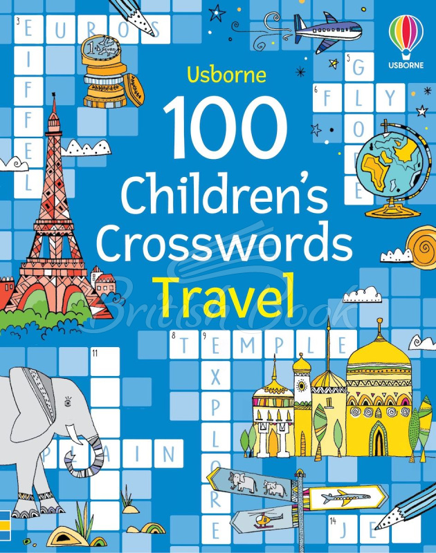 Книга 100 Children's Crosswords: Travel изображение