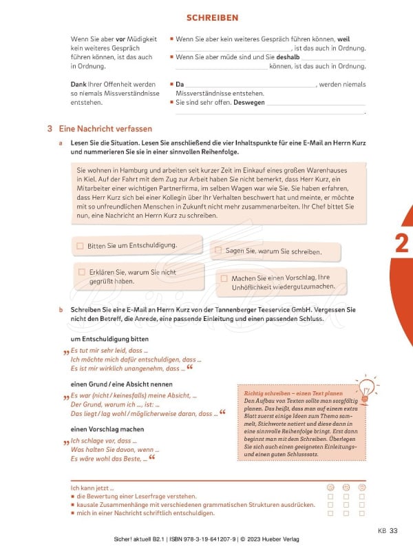 Учебник и рабочая тетрадь Sicher! Aktuell B2.1 Kursbuch und Arbeitsbuch mit Audios online, Lektion 1–6 изображение 9