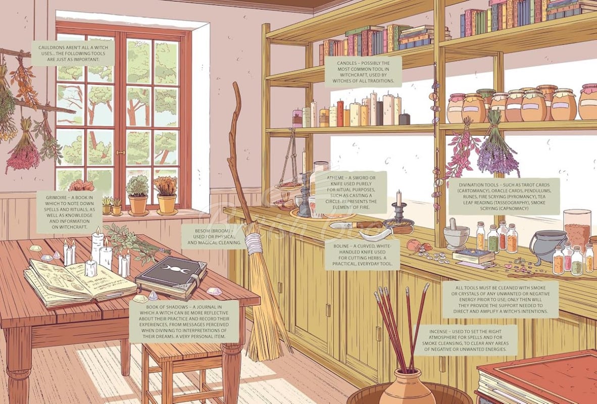 Книга Witchcraft: A Graphic History изображение 4