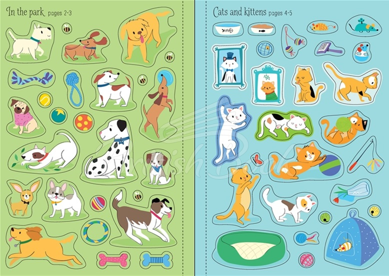 Книга Little First Stickers: Pets зображення 3