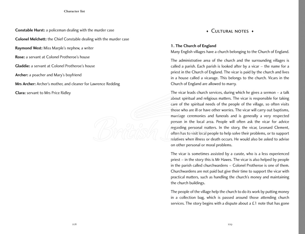 Книга Collins English Readers Level 5 Murder at the Vicarage изображение 2