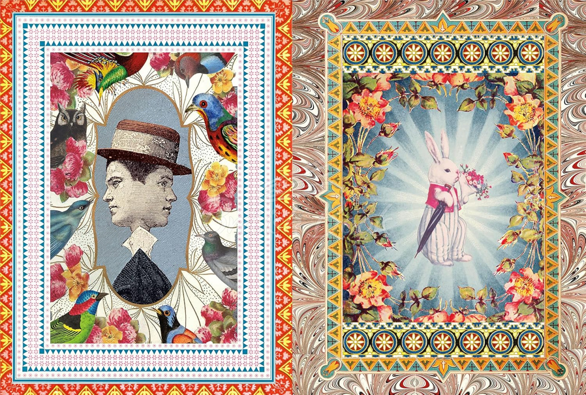 Книга The Antiquarian Sticker Book: Imaginarium зображення 3