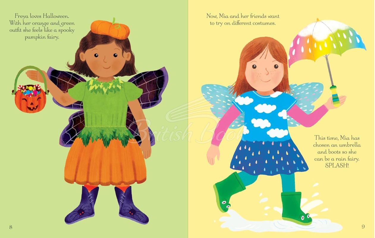 Книга Sticker Dressing Up: Fairies зображення 8