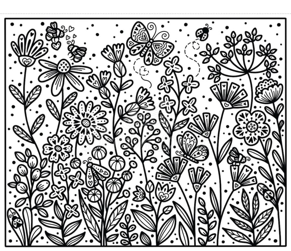 Книга Love, Hearts and Flowers Magic Painting Book зображення 2