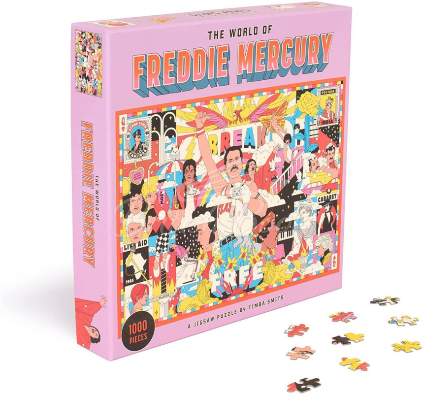 Пазл The World of Freddie Mercury: A Jigsaw Puzzle изображение 2