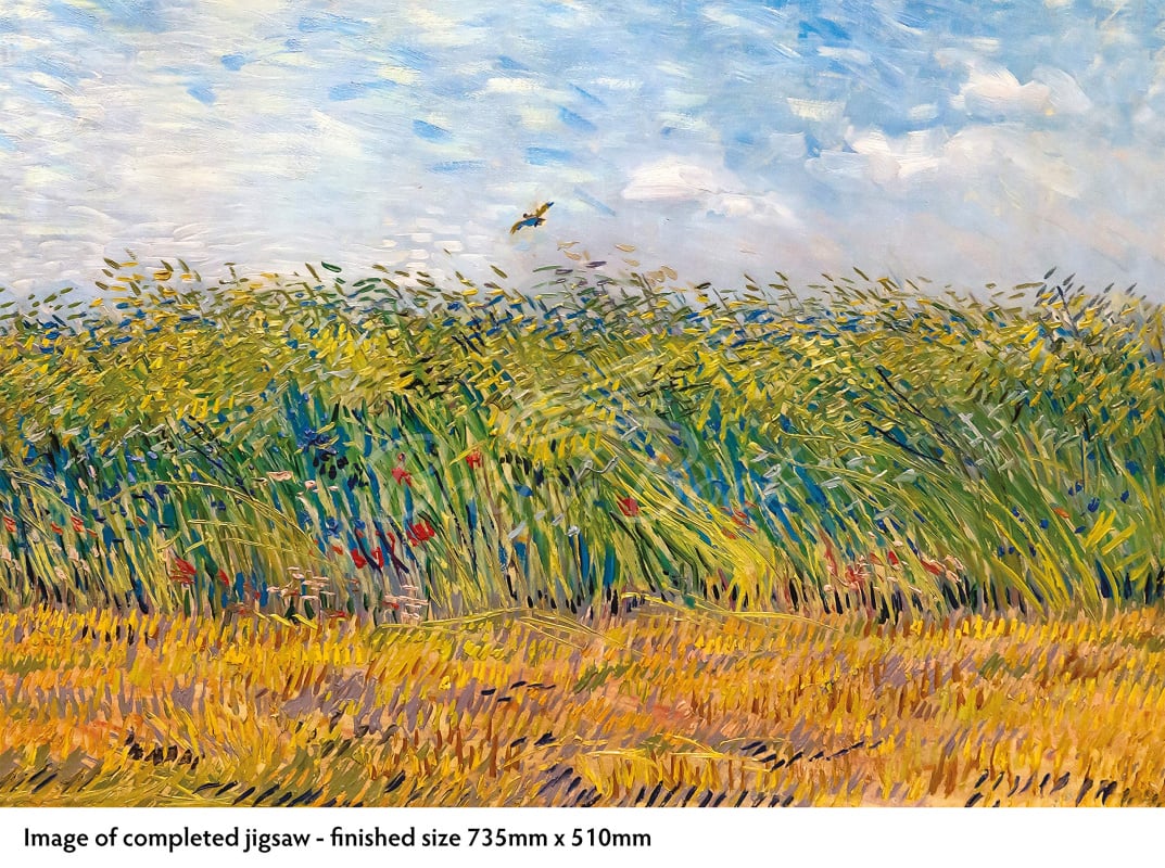 Пазл Vincent Van Gogh: Wheat Field with a Lark 1000 Pieсe Jigsaw Puzzle изображение 1