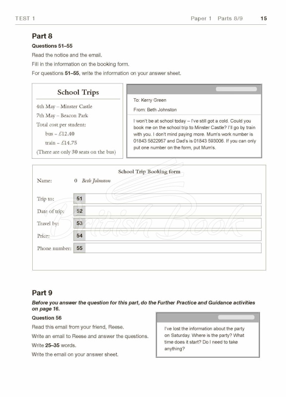 Книга KET for Schools Testbuilder with key and Audio CDs изображение 12
