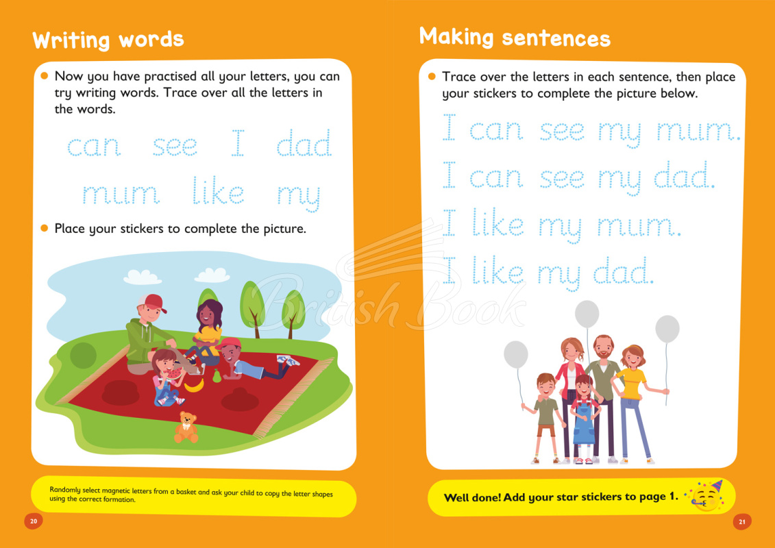 Книга Collins Easy Learning: Ready for School Writing Sticker Book (Ages 4-5) зображення 3