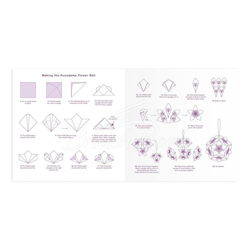 Набор для творчества Liberty Classic Floral Origami Flower Kit изображение 5