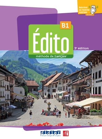 Учебник Édito 3e Édition B1 Livre avec didierfle.app изображение