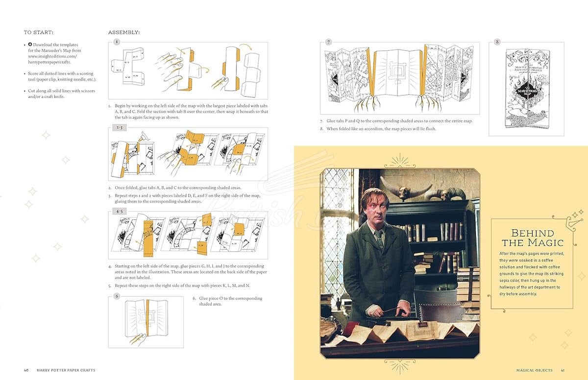 Книга Harry Potter: Magical Paper Crafts изображение 6