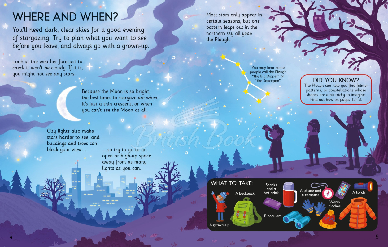 Книга Usborne Stargazing Book зображення 4