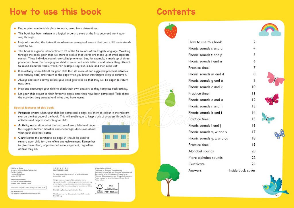Книга Collins Easy Learning Preschool: First Phonics (Ages 3-4) зображення 1