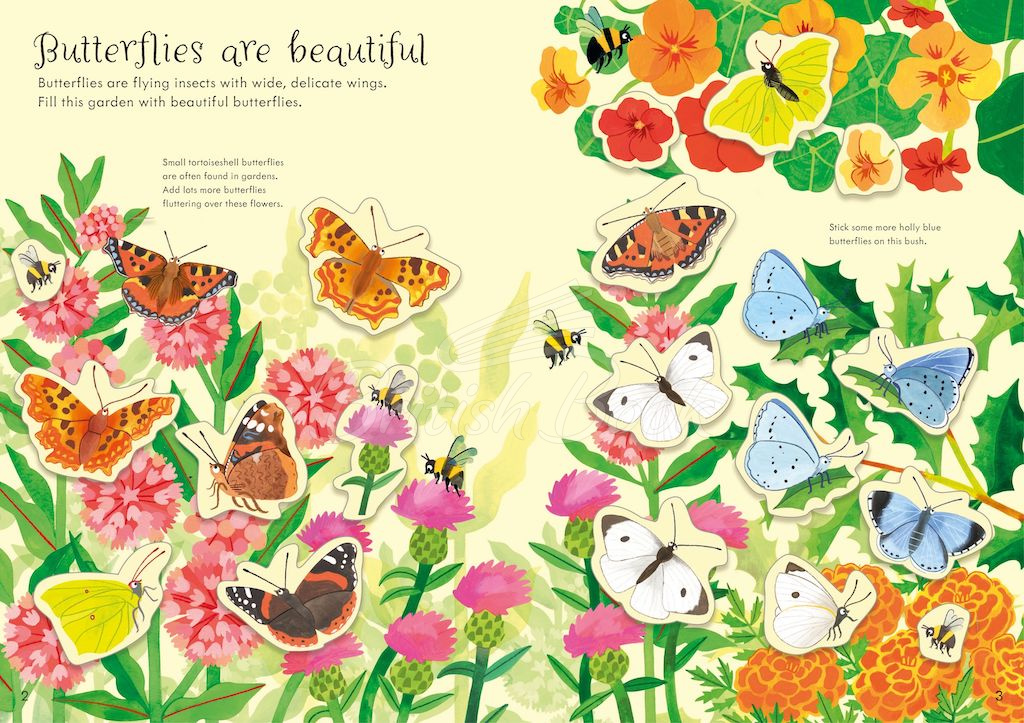 Книга Little First Stickers: Butterflies зображення 1