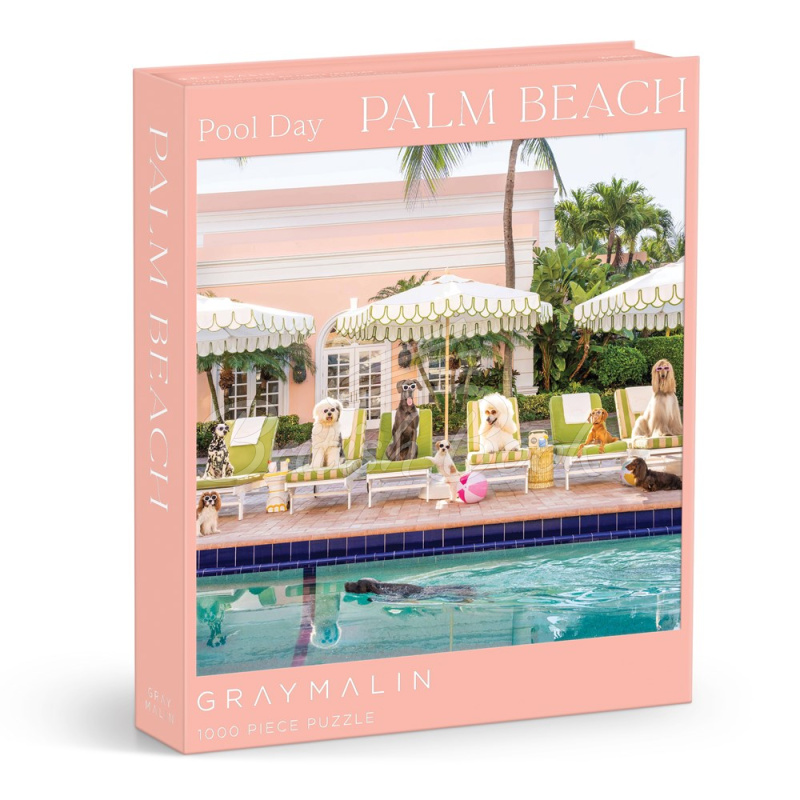 Пазл Gray Malin Pool Day Palm Beach 1000 Piece Puzzle изображение 1