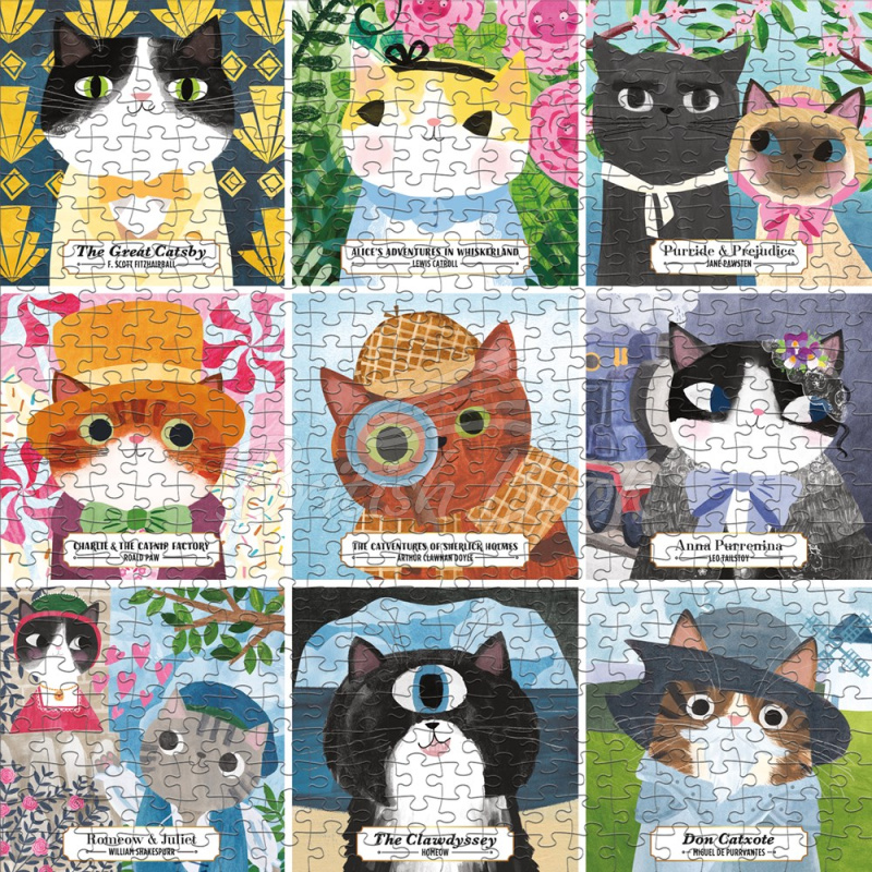 Пазл Bookish Cats 500 Piece Puzzle зображення 2