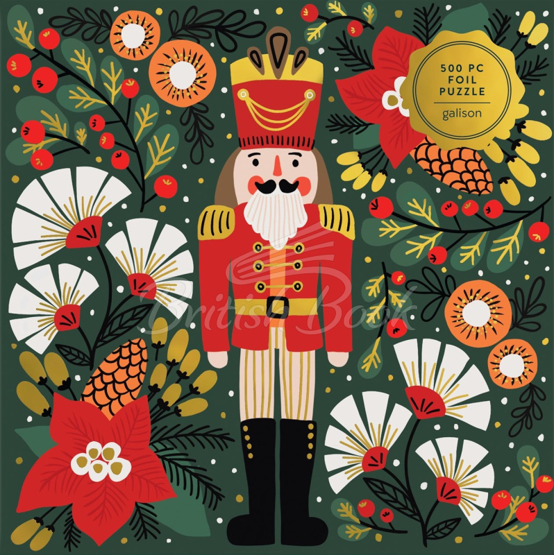 Пазл Merry Nutcracker 500 Piece Foil Puzzle зображення 1