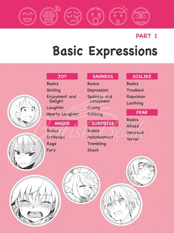 Книга How to Create Manga: Drawing Facial Expressions изображение 5