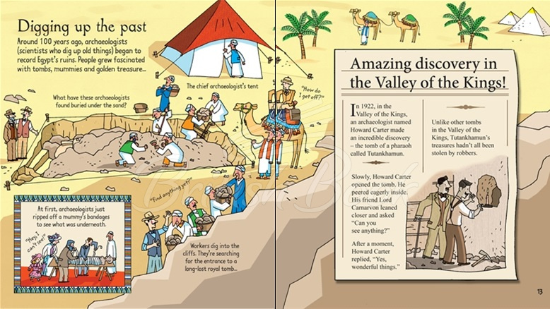 Книга Look inside Mummies and Pyramids зображення 1