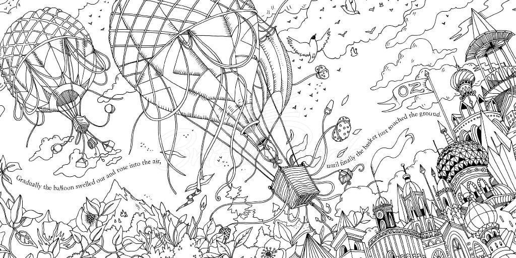 Книга Escape to Oz: A Colouring Book Adventure изображение 1