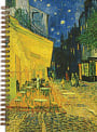 Van Gogh Terrace at Night Wire-O Journal