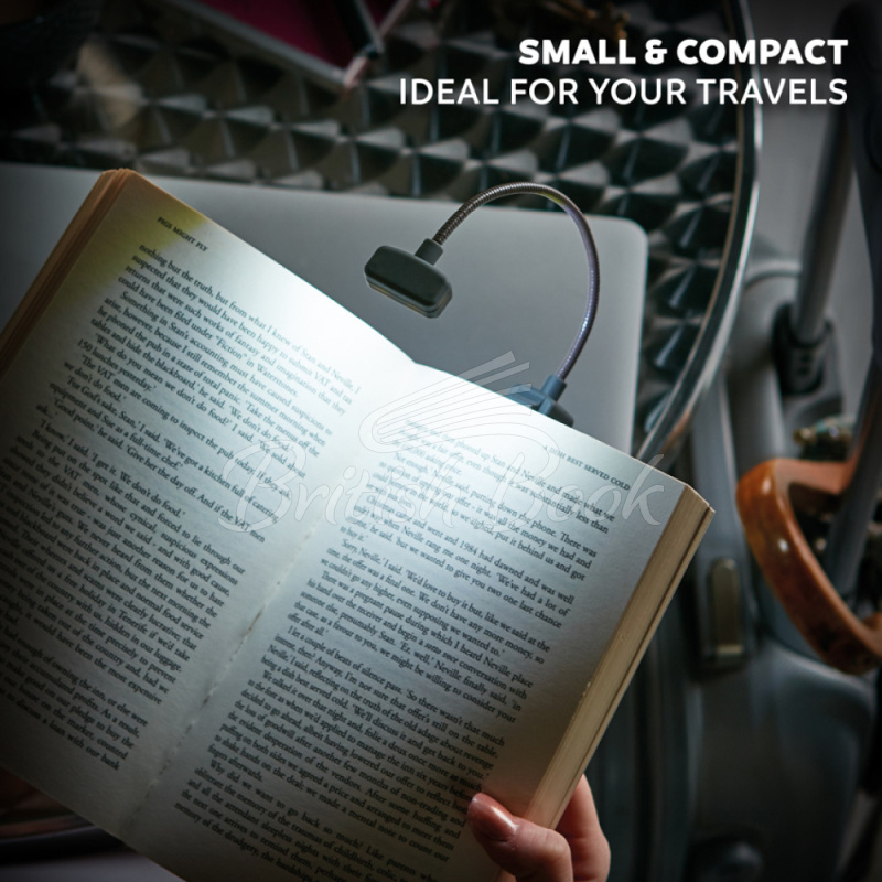 Фонарик для книг The Really Compact Travel Book Light Orange изображение 1