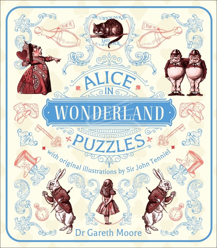 Книга Alice in Wonderland Puzzles зображення