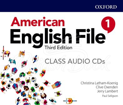 Аудіодиск American English File Third Edition 1 Class Audio CDs зображення