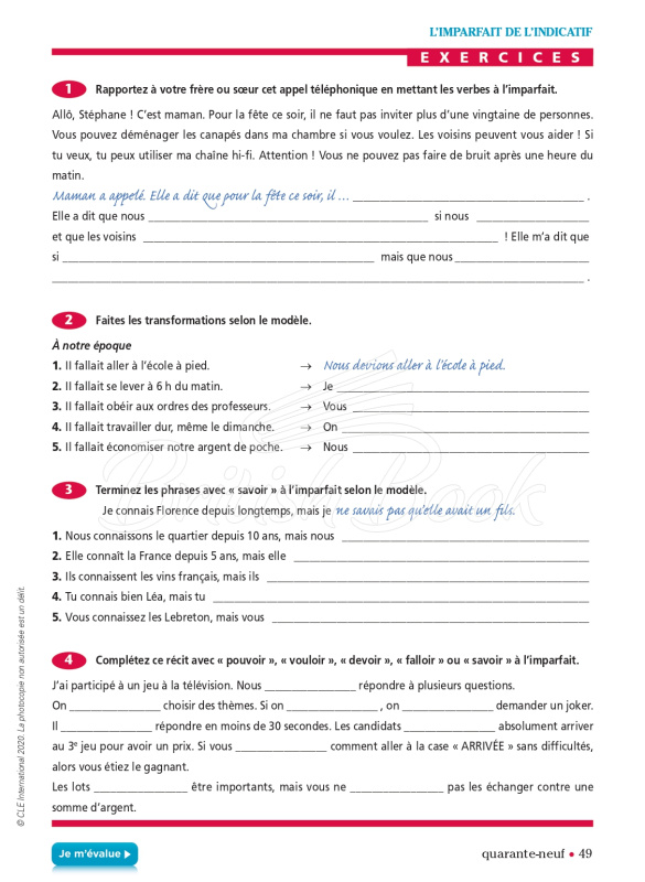 Книга Conjugaison Progressive du Français 3e Édition Intermédiaire avec Audio téléchargeable изображение 8