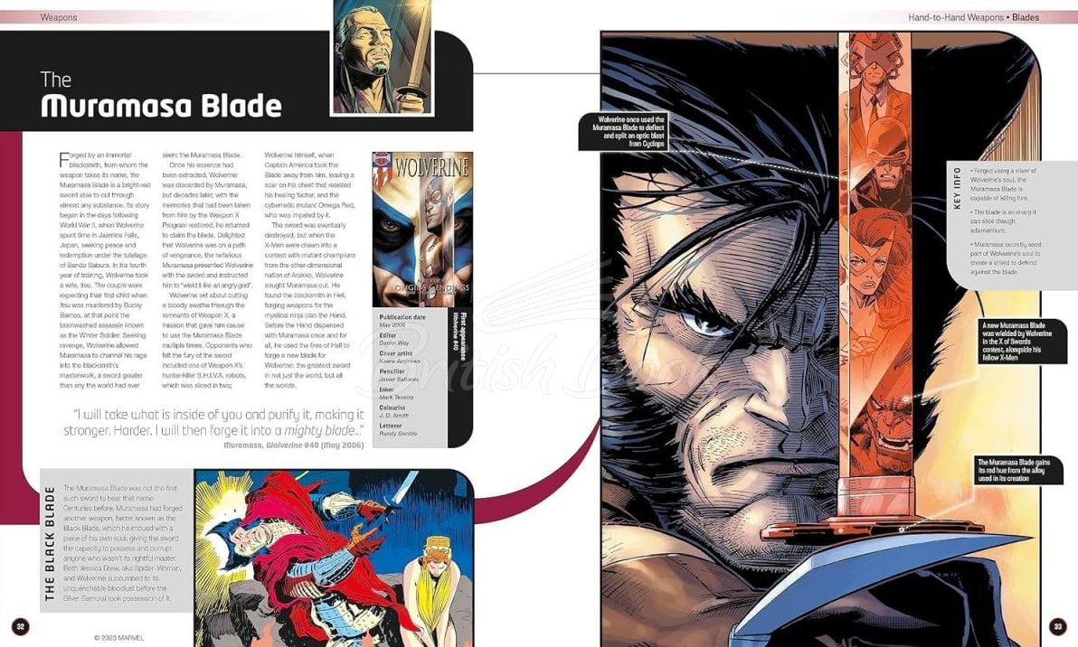 Книга Marvel Arms & Armour изображение 3