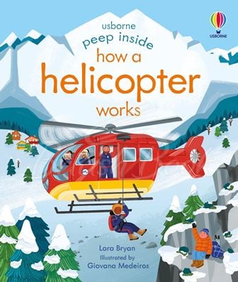 Книга Peep inside How a Helicopter Works зображення