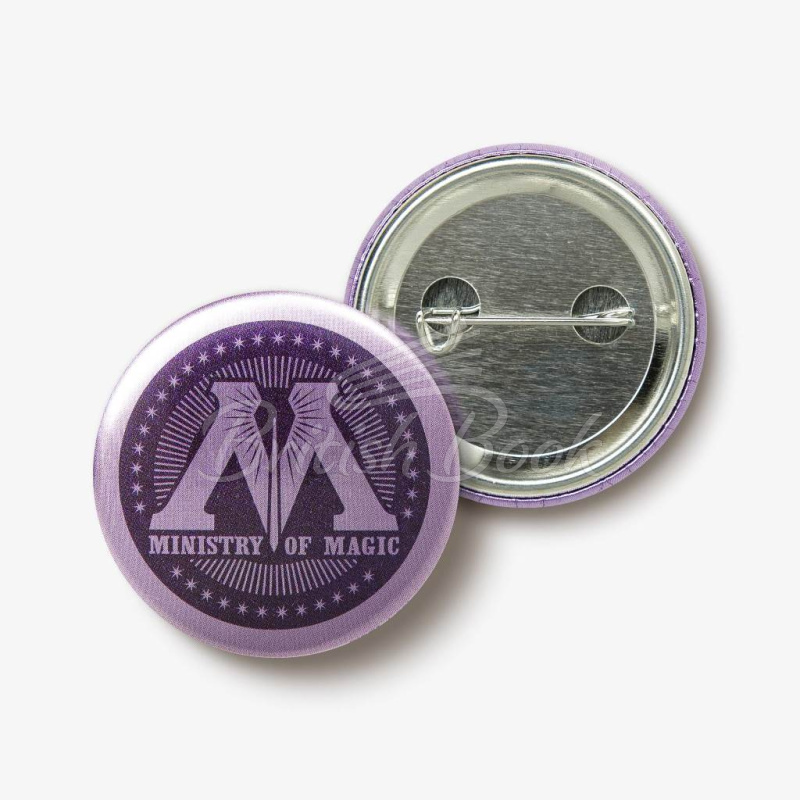 Значок Ministry of Magic Emblem Button Badge изображение 2