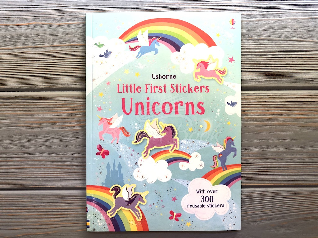 Книга Little First Stickers: Unicorns зображення 1