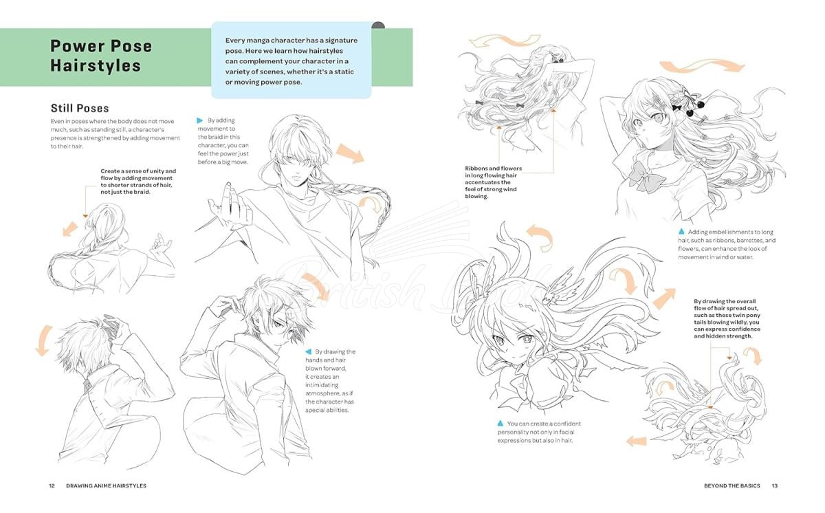 Книга How to Draw Hairstyles for Manga зображення 6