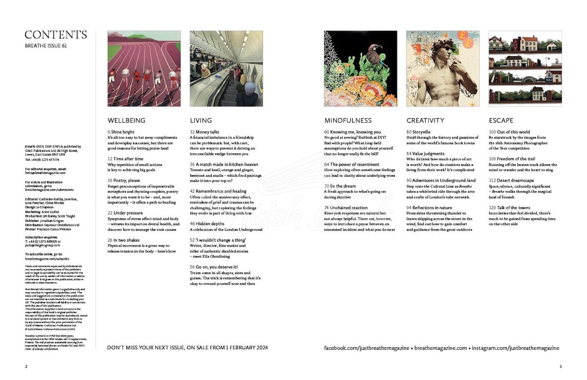 Журнал Breathe Magazine Issue 61 зображення 1