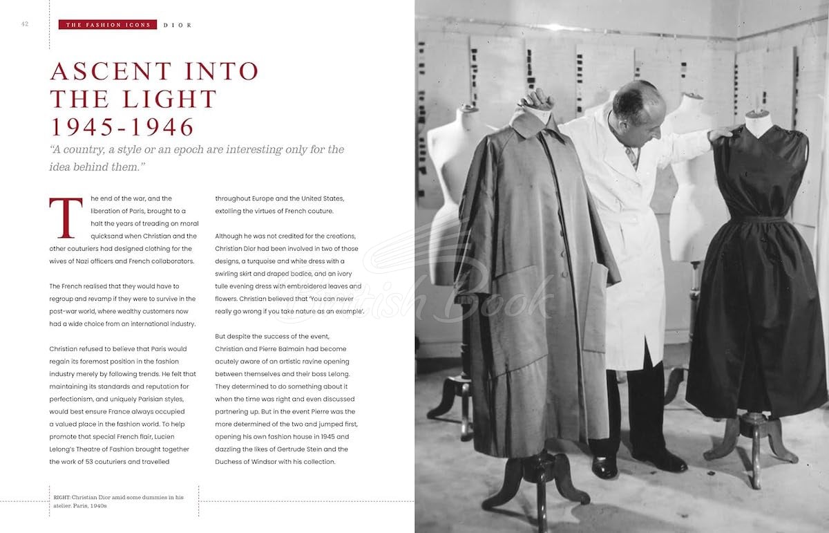 Книга The Fashion Icons: Dior зображення 2