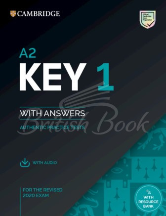 Книга Cambridge English A2 Key 1 for the Revised 2020 Exam Authentic Examination Papers from Cambridge ESOL with answers and Audio зображення