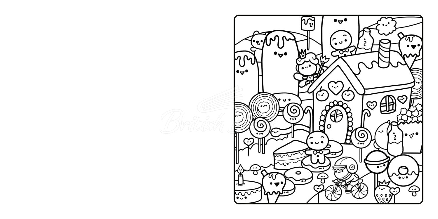 Книга Cosy Cute Ever After Colouring Book зображення 1