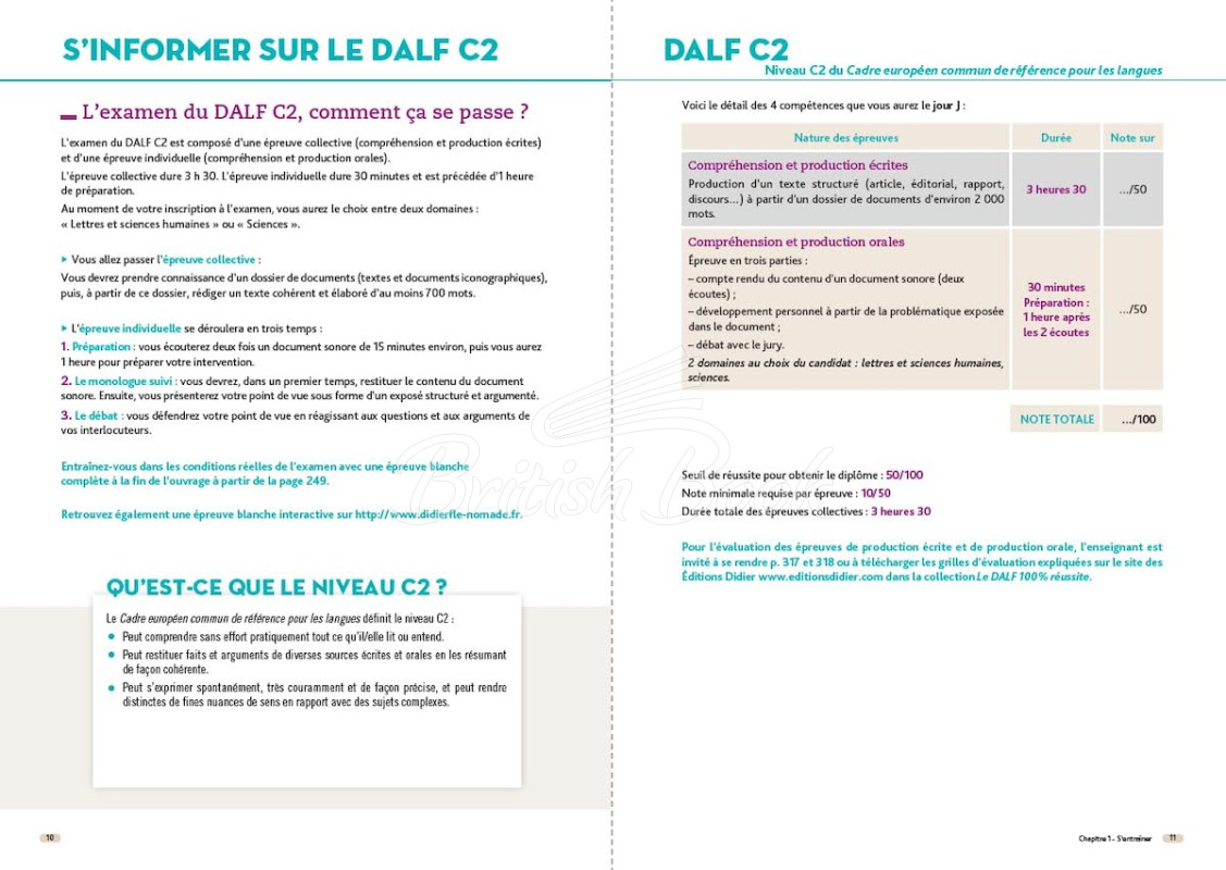 Учебник Le DALF 100% réussite C1-C2 Livre avec didierfle.app изображение 4