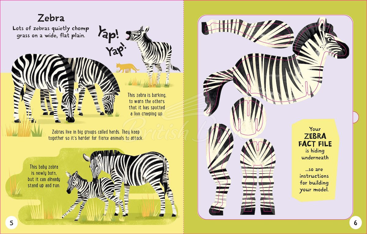 Книга Slot-together Animals Book изображение 5
