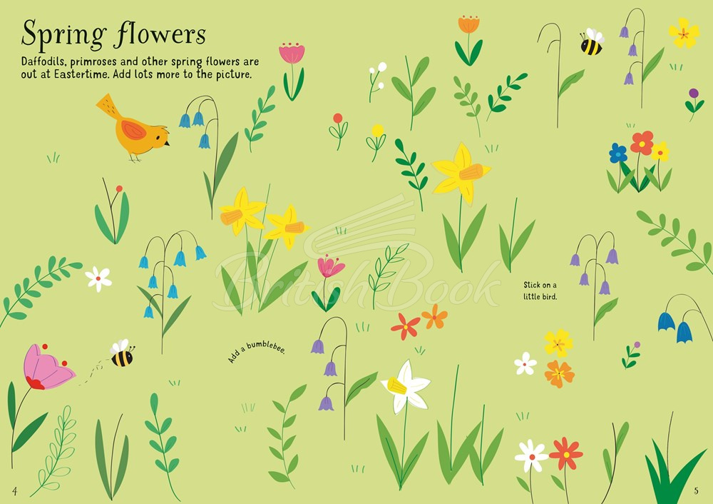 Книга Little First Stickers: Easter изображение 4