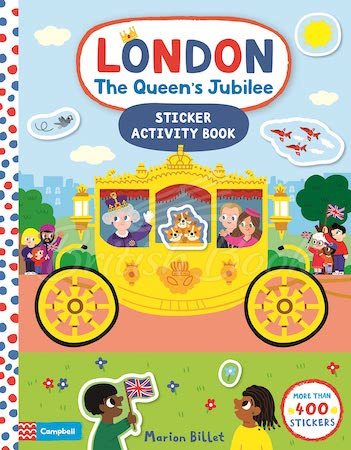 Книга London: The Queen's Jubilee Sticker Activity Book зображення