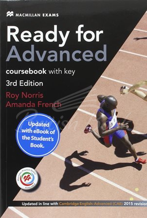 Підручник Ready for Advanced 3rd Edition Coursebook with key and eBook Pack зображення