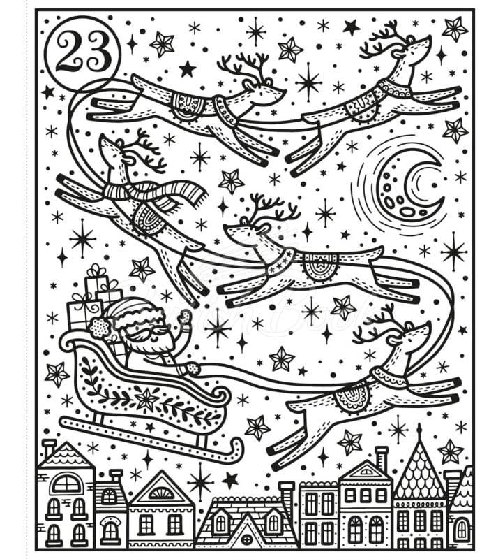 Книга Magic Painting Countdown to Christmas изображение 3