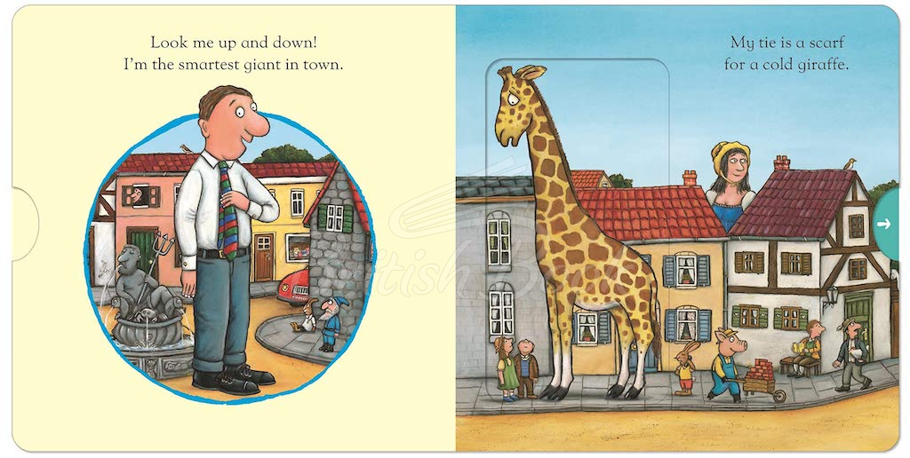 Книга The Smartest Giant in Town (A Push, Pull and Slide Book) изображение 1