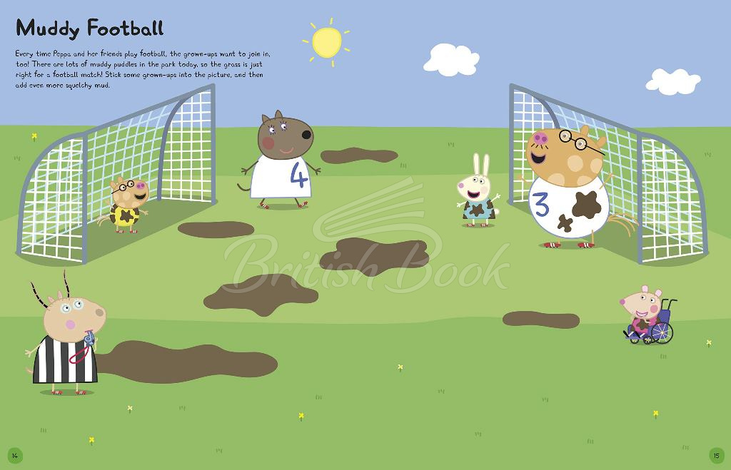 Книга Peppa Loves Sport! Sticker Book изображение 2