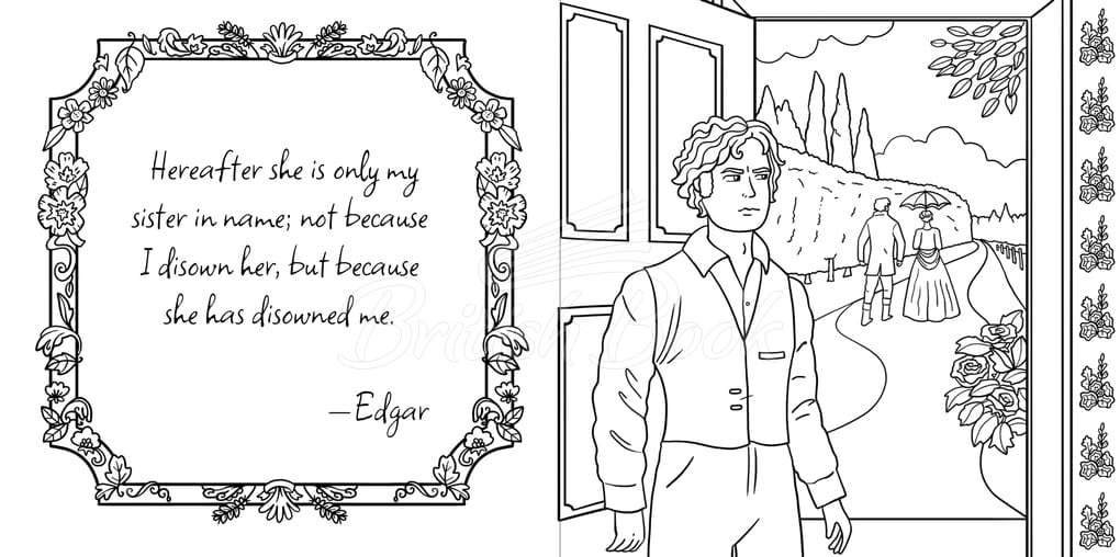 Книга Wuthering Heights Colouring Book изображение 4