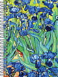 Van Gogh Irises Wire-O Journal